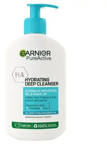 Garnier Pure Active Hydrating Deep Valiklis valomasis gelis unisex, 250 ml