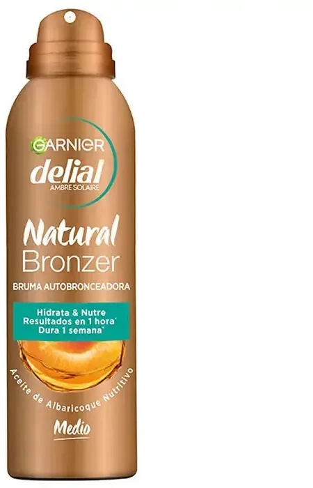 "Garnier Natural Bronzer" savaiminio įdegio purškiklis vidutinio stiprumo 150ml