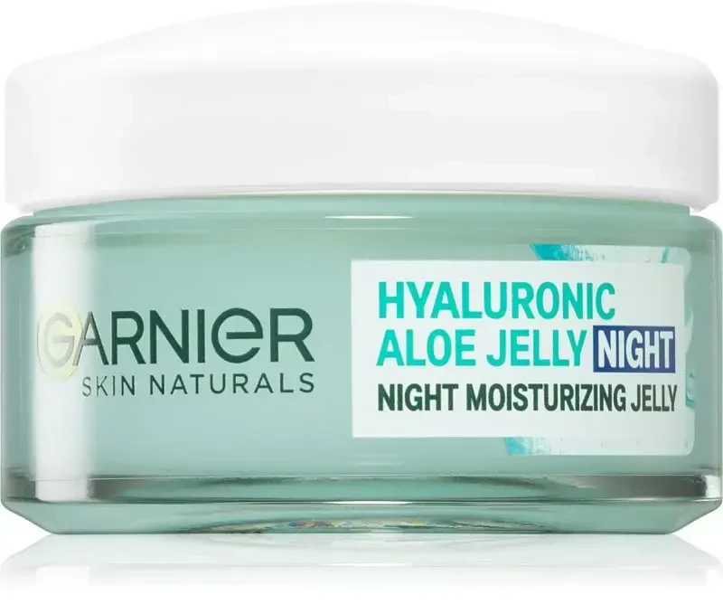 Garnier Skin Naturals Hyaluronic Aloe Night Moisturizing Jelly Night Skin kreminis moterims, 50 ml