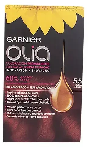 "Garnier Olia" nuolatiniai dažai 5,5 raudonmedžio spalvos