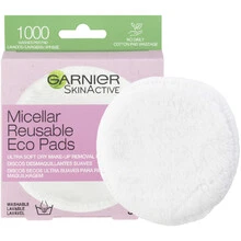 Garnier Skin Naturals Micellar Reusable Eco Pads Cleansiing Pads moterims, 3 pc