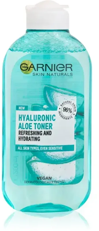 Garnier Skin Naturals Hyaluronic Aloe Toneris Facial Lotion and Purškiklis moterims, 200 ml