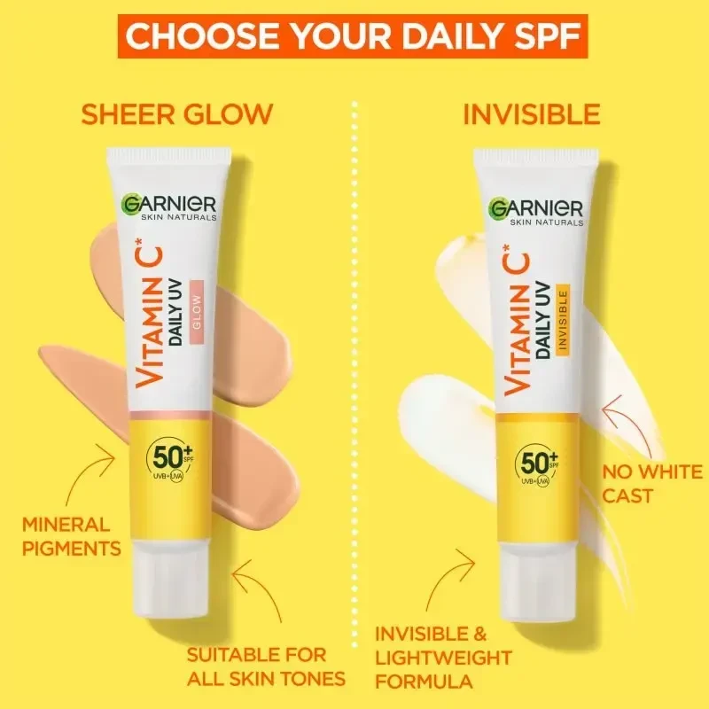 Garnier Skin Naturals vitamino C dieninis UV švytėjimo suteikiantis kremas