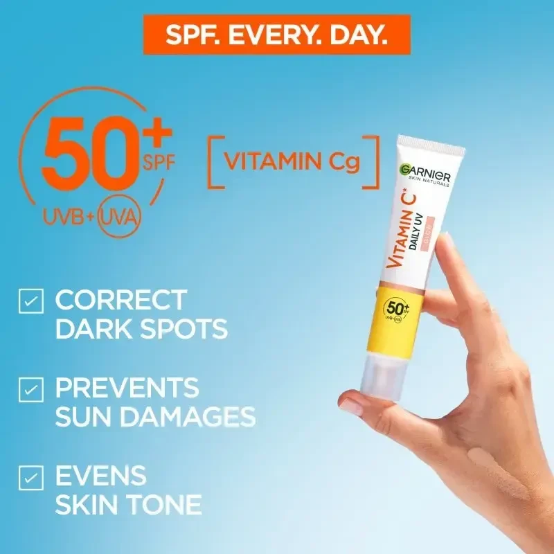 Garnier Skin Naturals vitamino C dieninis UV švytėjimo suteikiantis kremas