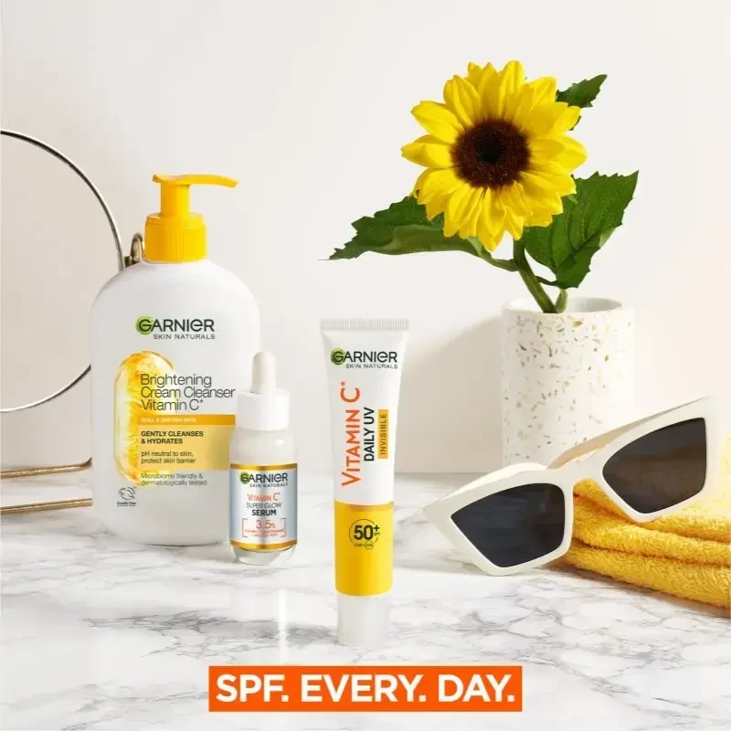 Garnier Skin Naturals vitamino C dieninis kremas su nematomu UV spinduliuote