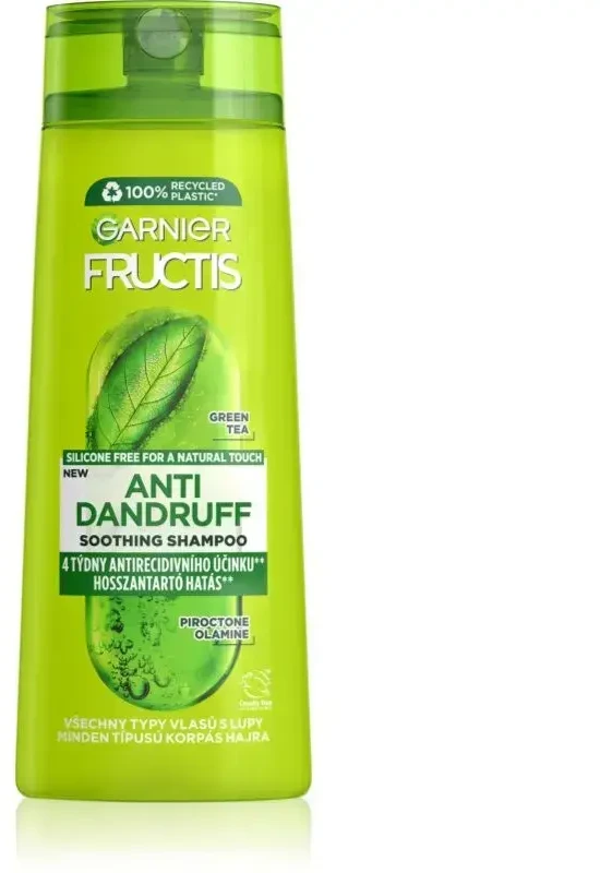 Garnier Raminamasis šampūnas visų tipų plaukams su pleiskanomis Fructis Antidandruff (Soothing Šampūnas)