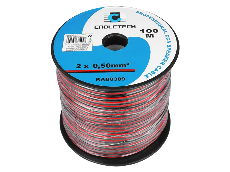Cabletech garso kabelio ritė 100m