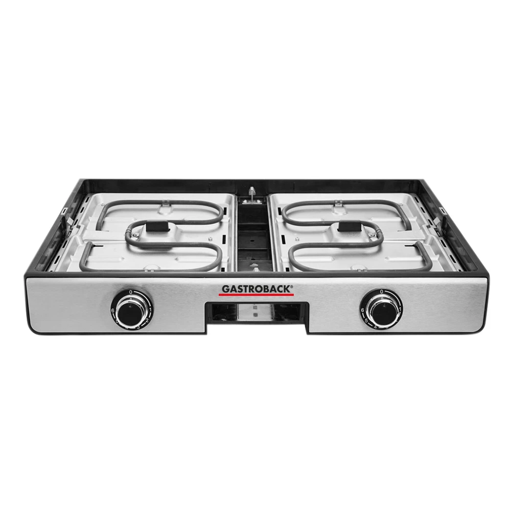 Gastroback 42524 Design Tisch-Grilis Plancha & BBQ 2.000W