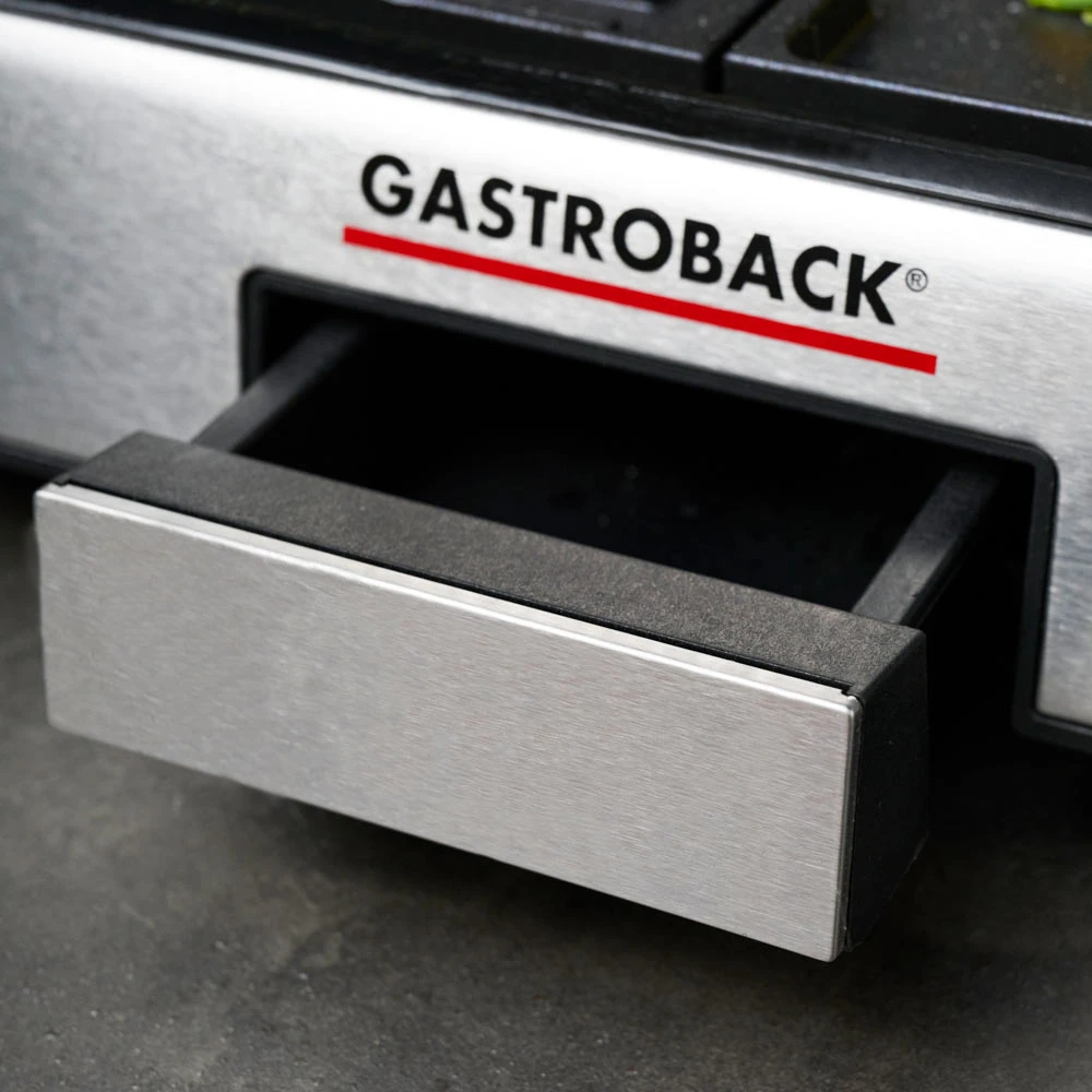 Gastroback 42524 Design Tisch-Grilis Plancha & BBQ 2.000W