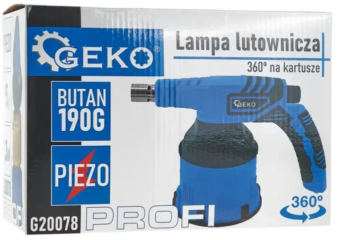 Geko Pjezoelektrinis degiklis 360 laipsnių kampu 190 g kasetėms PROFI (12)