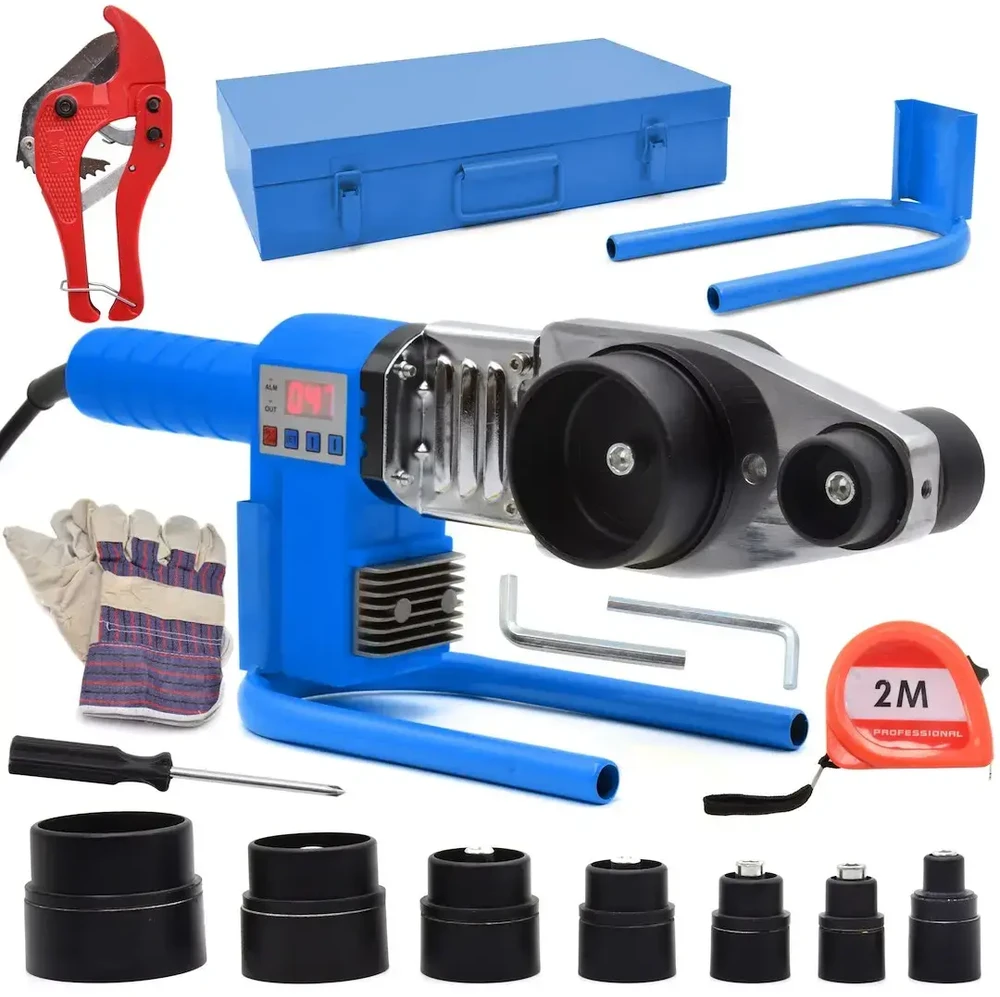 Geko PVC vamzdžių suvirintojas 16-63mm LCD (5)