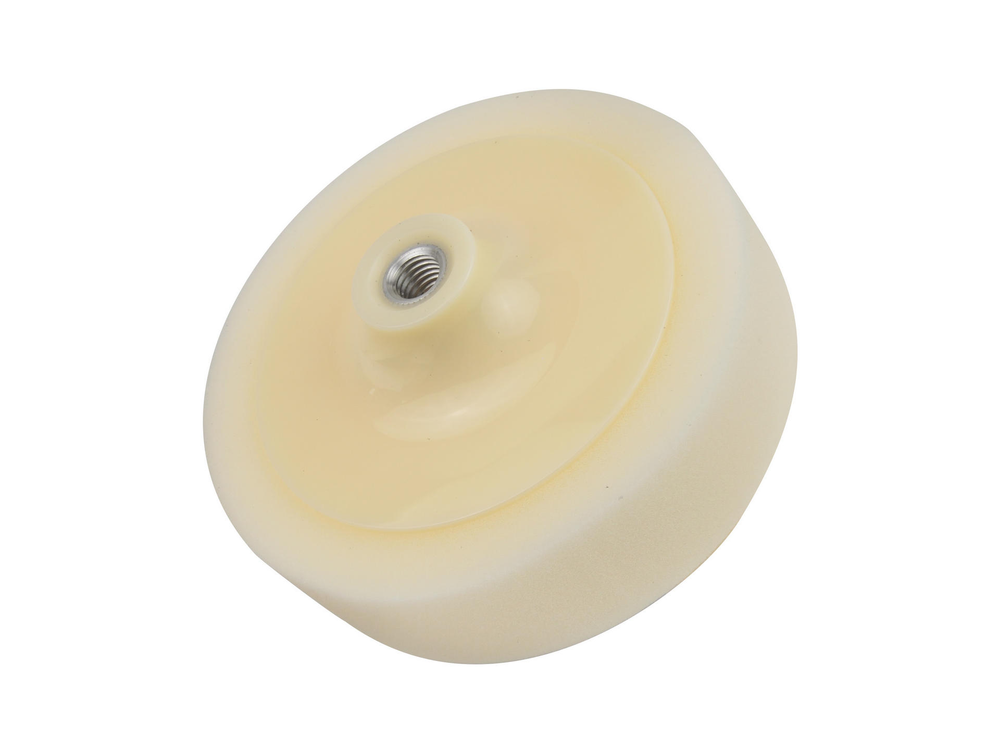 Geko Poliravimo diskas 150x45mm M14 putplastis baltas