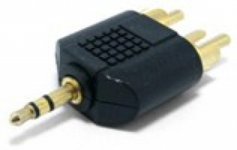 Gembird 3,5 mm kištukas - 2 x RCA kištukas