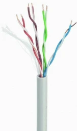 GEMBIRD UPC-5004E-SOL/100 Gembird UTP tvirtas kabelis, kat. 5, CCA 100m (roll), pilka