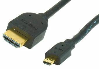 GEMBIRD CC-HDMID-15 Gembird HDMI -HDMI Micro kabelis su auksinėmis jungtimis, 4,5 m, urmu pakuotė