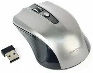 Gembird | Pelė | MUSW-4B-04-BG | Standard | Wireless | Juodas/ Kosminė pilka