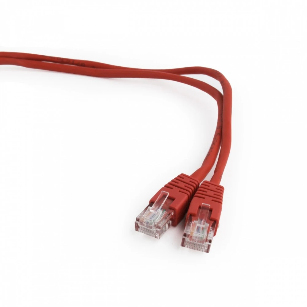 GEMBIRD PP12-2M/R Gembird patchcord RJ45, cat.5e, UTP, 2m, raudona