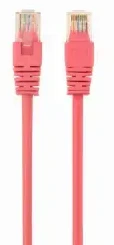 GEMBIRD PP12-3M/RO Gembird patchcord RJ45, cat.5e, UTP, 3m, rožinė