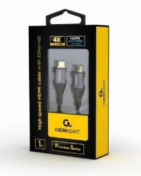 GEMBIRD CCBP-HDMI-5M didelės spartos HDMI kabelis su Ethernet Premium serijos 5m