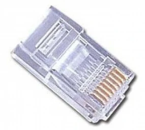 GEMBIRD PLUG3UP6/50 Gembird modulinis LAN kištukas 6u auksiniu dengtas - rinkinyje 50 vnt., kietieji laidai