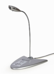 „Gembird MIC-DU-01“ USB stalinis mikrofonas su integruota garso plokšte