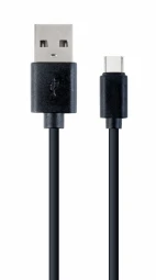 GEMBIRD CC-USB2-AMCM-1M USB 2.0 AM į Type-C kabelis AM/CM 1m juodas
