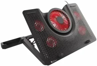 Genesis OXID 550 | nešiojamo kompiuterio aušinimo padas |  15.6-17.3 5 FANS, LED LIGHT, 1 USB | 400 x 280 x 55 mm |