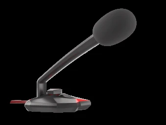 Natec Genesis Gaming mikrofonas Radium 200 USB 2.0, Juodas ir raudonas