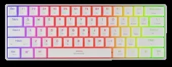 Genesis Klaviatūra žaidimams Thor 660 G2 Gateron Brown belaidė mechaninė su pašvietimu balta