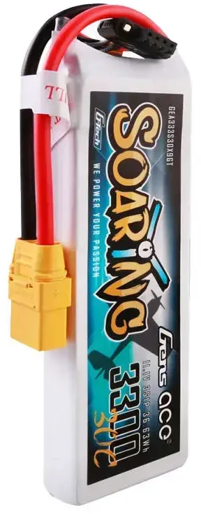 Gens ace G-Tech Soaring 3300mAh 11.1V 30C 3S1P Lipo baterijos su XT90 kištuku
