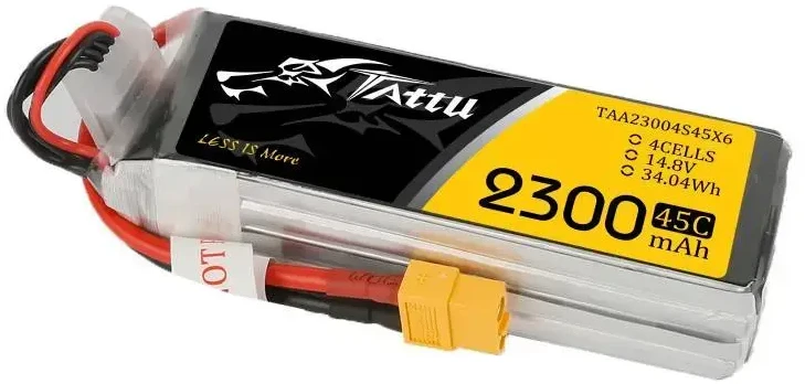 Gens Ace & Tattu Tattu 2300mAh 14.8V 75C 4S1P XT60 akumuliatorius
