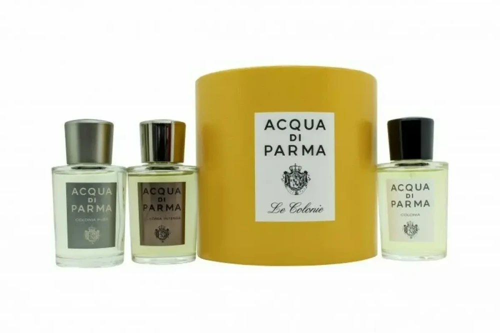 Gift Set Acqua di Parma: Colonia, Eau De Cologne, 20 ml + Colonia Pura, Eau De Cologne, Unisex, 20 ml + Colonia Intensa, Eau De
