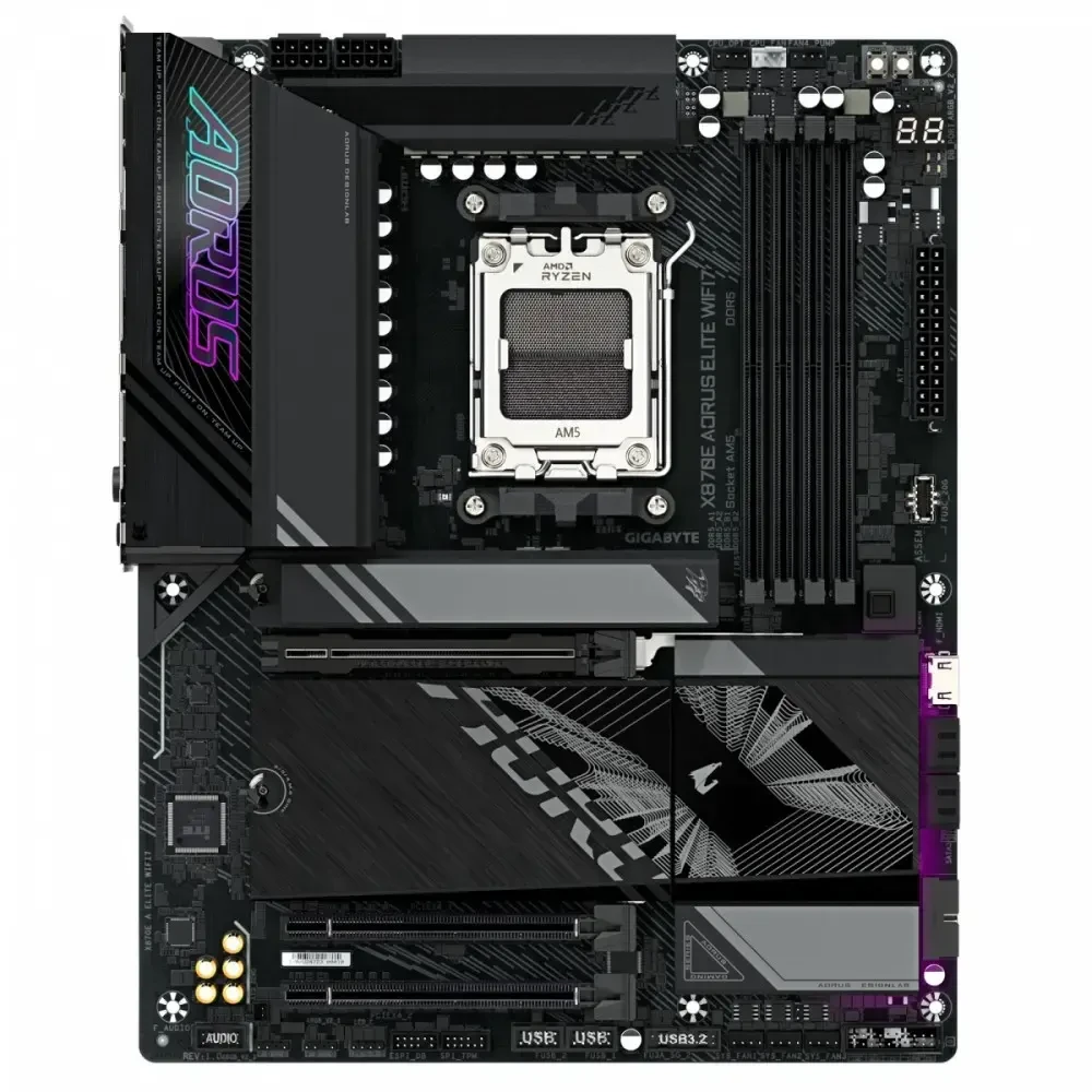 Pagrindinė plokštė GIGABYTE X870E A ELITE WIFI7 AM5 ATX MB