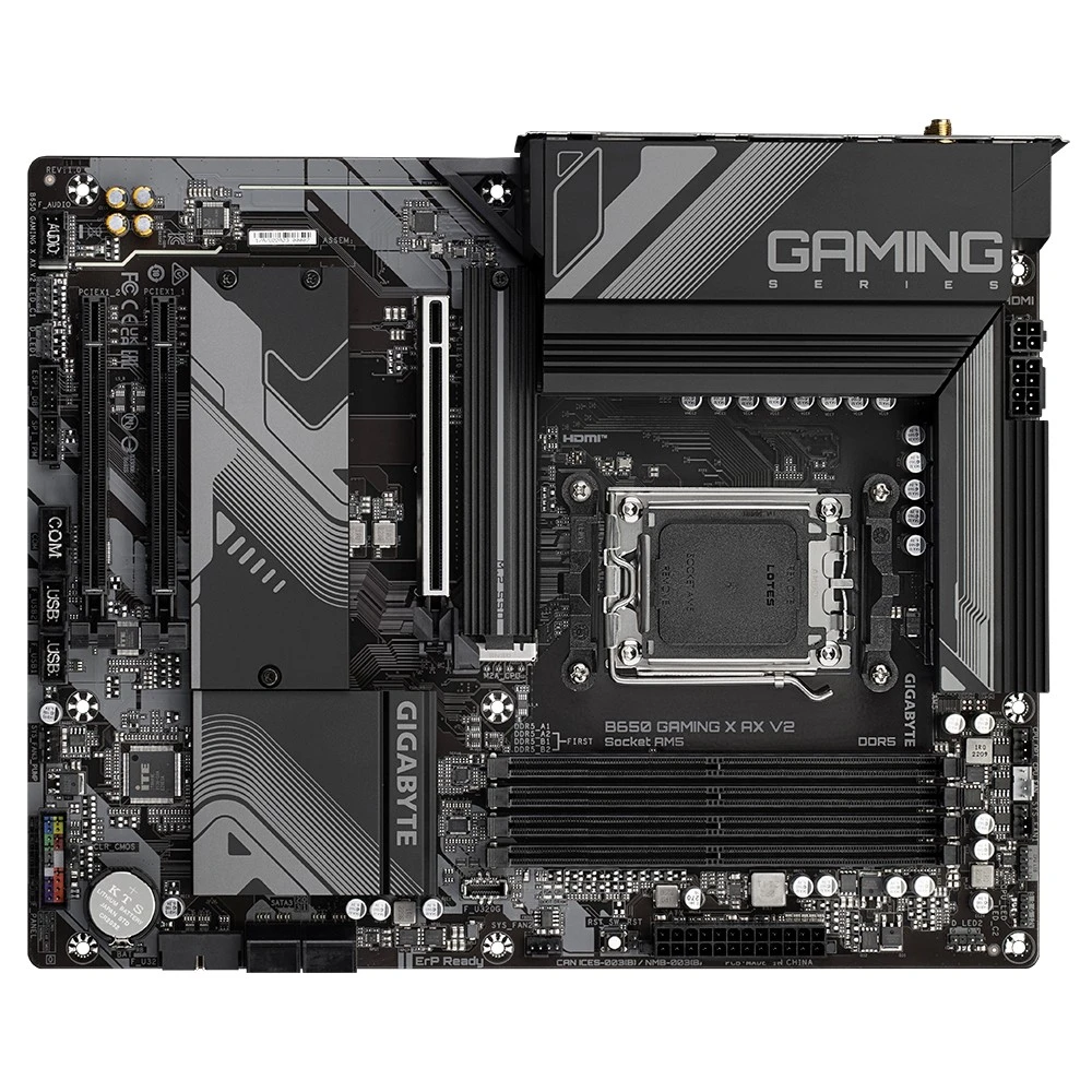 Pagrindinė plokštė GIGABYTE B650 GAMING X AX V2 AM5 4xDDR5 4xSATA 3xM.2