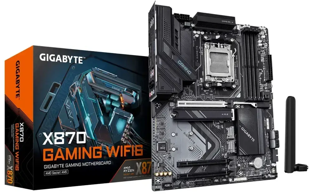 Pagrindinė plokštė GIGABYTE X870 GAMING WF6 AM5 4xDDR5 6xSATA 3xM.2