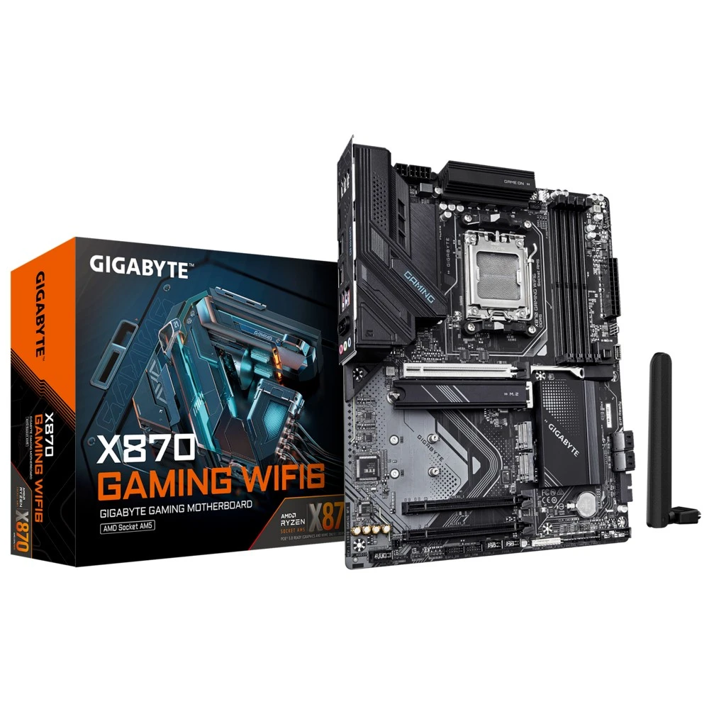 Pagrindinė plokštė GIGABYTE X870 GAMING WF6 AM5 4xDDR5 6xSATA 3xM.2