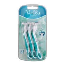 Gillette Venus 3 Sensitive Vienkartiniai Skustuvai Moterims, 6, Vnt. Pakuotė