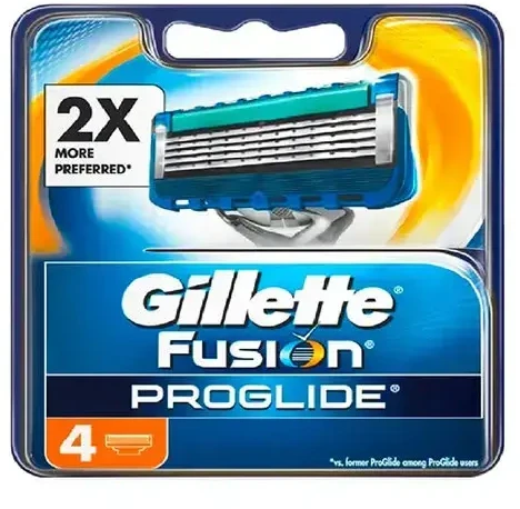 Gillette Fusion ProGlide skutimosi peiliukai 4 vnt