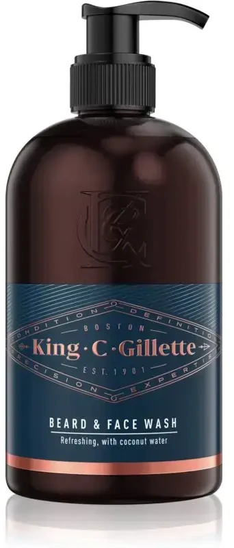 King C Gillette Barzdos ir Veido Prausiklis 3in1, 350 ml