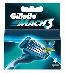 Gillette Mach3 (4vnt.)