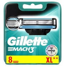 Skutimosi peiliukai Gillette Mach3 pakeitimai, 4 vienetai