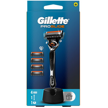 Gillette Fusion5 ProGlide Skustuvas Vyrams + 4 Skutimosi Galvučių