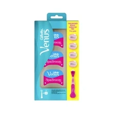 Gillette Venus ComfortGlide Spa Breeze Skustuvas + Keičiamas Peiliukas 4 vnt