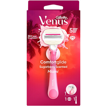 Barzdaskutė Gillette Venus ComfortGlide Sugarberry Miami Skustuvas + Galvutė 1 vnt.