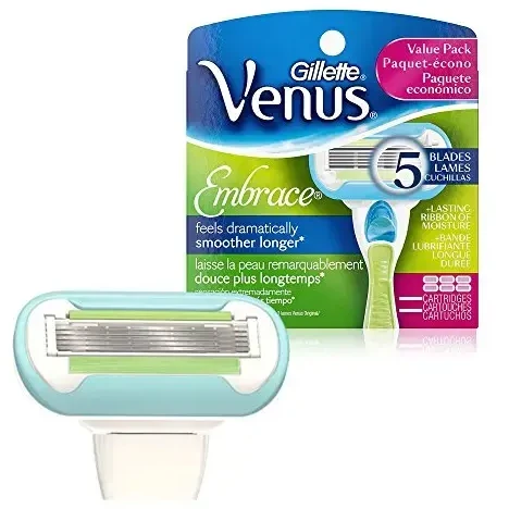 Gillette Venus Embrace ypač švelnūs skustuvo peiliukai, 4 vnt.