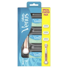 Gillette Venus Sensitive Rose Gold Skustuvas + Galvutės 3 vnt