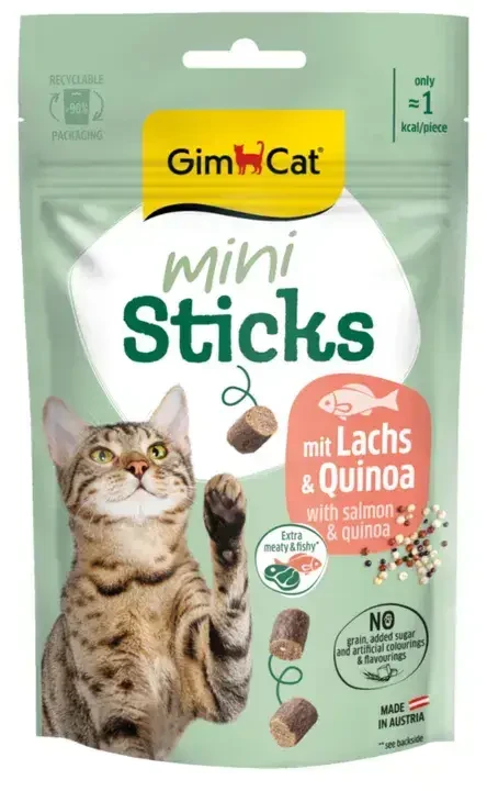 Gimborn GIMCAT MINI STICKS WITH SALMON & QUINOA 50 G