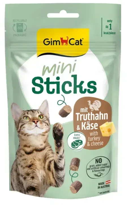 Gimborn GIMCAT MINI STICKS WITH TURKEY & CHEESE 50 G