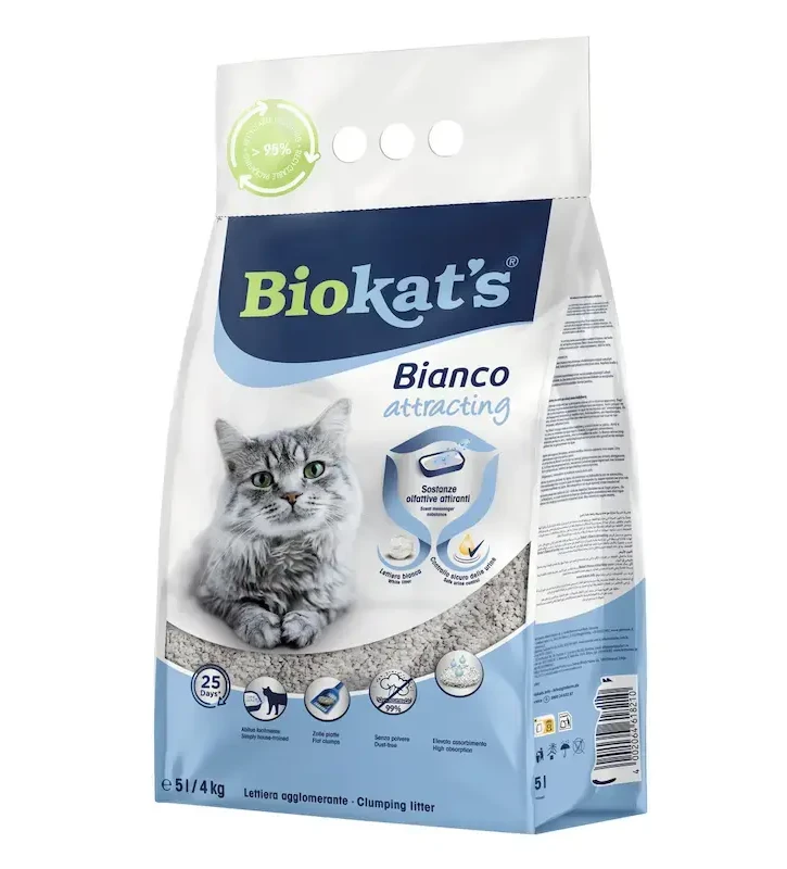Gimborn Smiltis kaķu tualetēm - Biokats ATTRACTING 5L