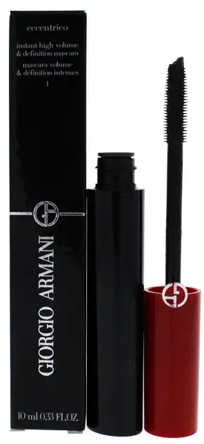 Armani Eccentrico Blakstienų tušas #01 Obsidian Juodas, 10 ml